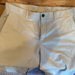 Lululemon Athletica Tan Relaxed Fit Tapered Trouser.